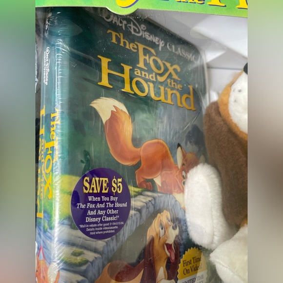 Disney Rare Limited Edition The Fox and the Hound. First Time On Video, Sealed! - Picture 2 of 12
